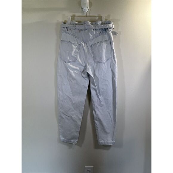 Agolde Riya Belted Paperbag Tapered Leg High Rise Designer Jeans Women's Size 29 - Picture 6 of 11